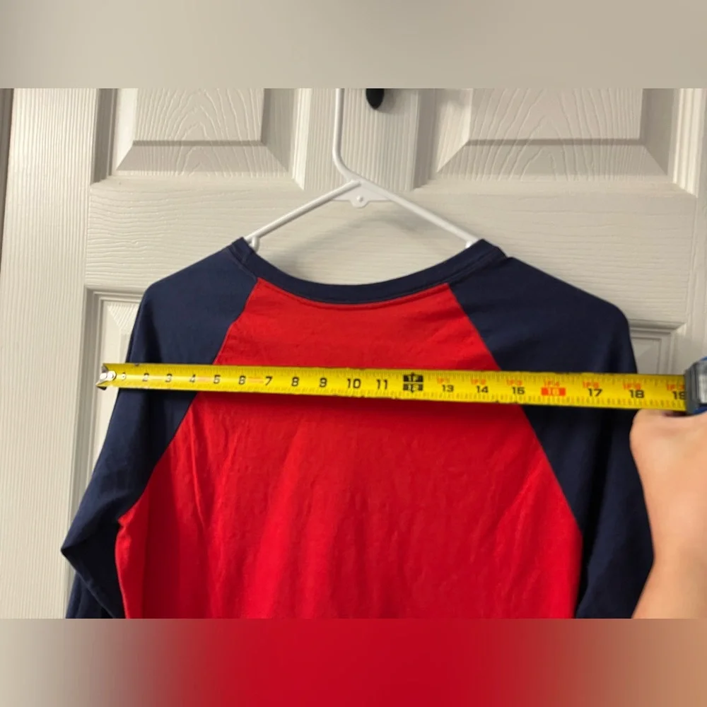 Nike Boston Red Sox Official MLB 3/4 Sleeve Girl’s fitted Size Large Shirt - Picture 5 of 8